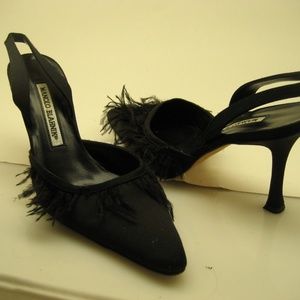 Womens Manolo Blahnik heels made in Italy size 36.